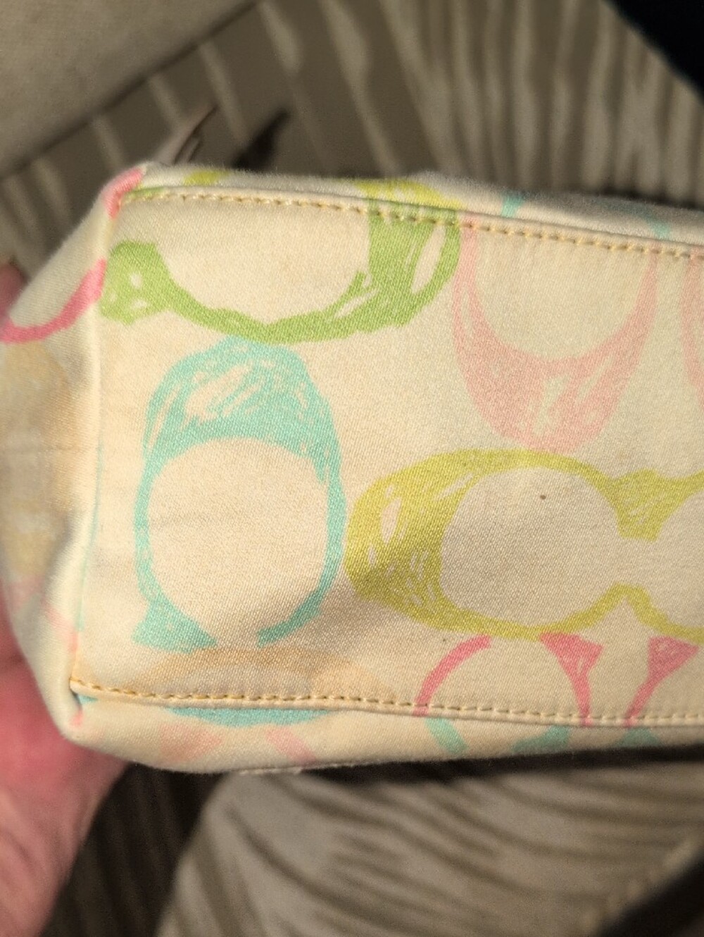 Vintage Coach Hamptons Weekend Scribble Top Handle Mini Bag - Picture 10 of 16